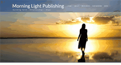 Desktop Screenshot of morninglightpublishing.org