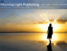 Tablet Screenshot of morninglightpublishing.org